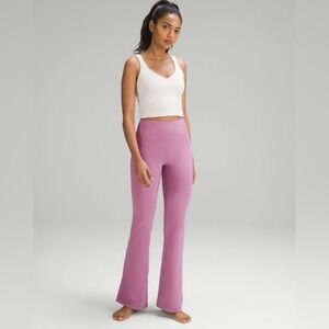 Lululemon Groove SHR Flare Pant *Nulu Velvet Dust Size 4